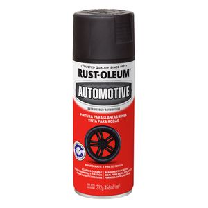 Pintura En Spray Automotriz Llantas 467 ml Negro Mate