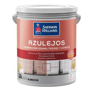 Recubrimiento Especial Azulejos 3,6 L Blanco Semibrillo