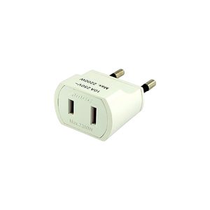 Adaptador Americano 2 P Blanco