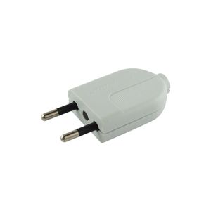Enchufe Macho Volante Convertible 2 P 10 A Blanco