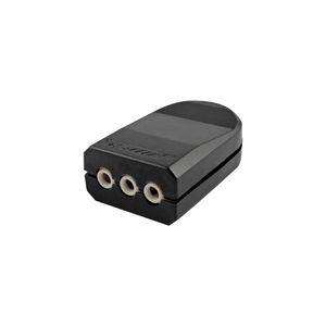 Enchufe Hembra Volante Plana 2 P + T 10 A 250 V Negro