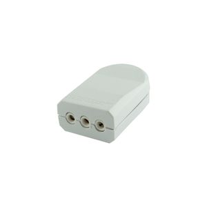 Enchufe Hembra Volante Plana 2 P + T 10 A 250 V Blanco