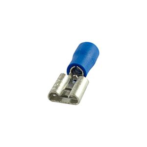 Terminal Hembra 16-14 AWG 3,3 x 0,5 mm 10 un Azul