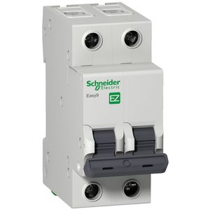 Interruptor Automático 2 Polos 6 kA 63 A Gris