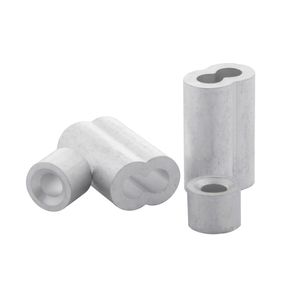 Abrazadera Tubular + Tope 3/16" 2 un Zincado