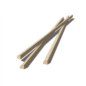 Junquillo Pino Finger 1/4 Rodón 13 x 13 mm 3 m Arauco