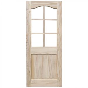 Puerta Exterior Colico 70 x 200 cm Pino Radiata Clear