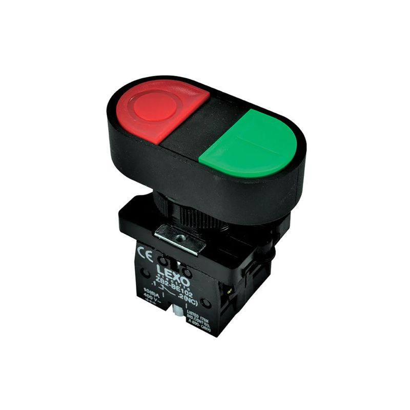 Pulsador-Doble-1-NO-1-NC-22-mm-RojoVerde-247464_1