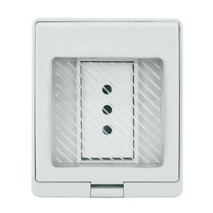 Contenedor IP55 Toma Corriente Simple 10 A 250 V Blanco