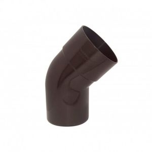 Codo M/H Pvc P-25 80 Mm X 45° Marron