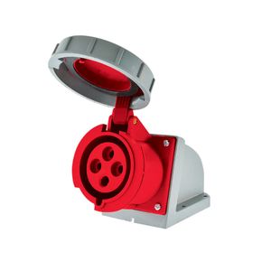 Enchufe Industrial Hembra Sobrepuesta 3 P + T 32 A Rojo