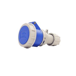 Enchufe Industrial Hembra Volante 2 P + T 32 A Azul