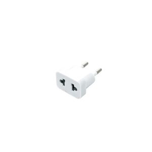 Adaptador Enchufe Americano 2 P 10 A Blanco