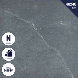 Piedra Natural Pizarra Grafito 40 x 40 cm 0,96 m2