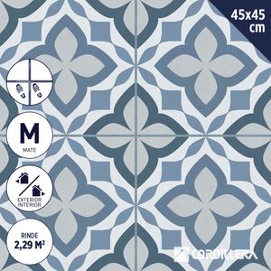 Cerámica Piso 45 X 45 Cm 2,29 M2 Biscotto Mate