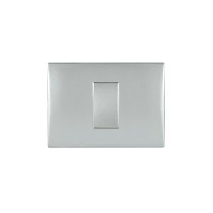 Placa Armada Interruptor Simple 9/24 10 A 250 V Plata