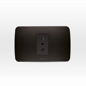Placa Armada Enchufe Simple 10/16 A 250 V Grafito