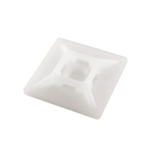 Base Autoadhesiva 28 x 28 mm Blanca Lexo