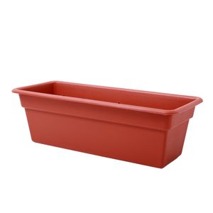 Macetero Plástico Rectangular Durakotta 46 cm Terracota