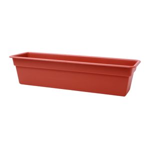 Macetero Plástico Rectangular Durakotta 61 cm Terracota