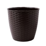 Macetero-Estilo-Ratan-Plastico-Marron-25-Cm-237439_1