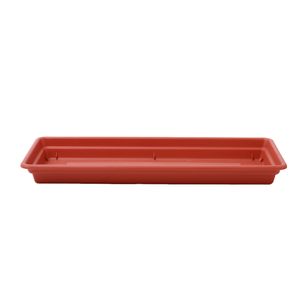 Plato Para Macetero Durakotta Rectangular 44 cm Terracota