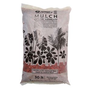Mulch Chip Rústico Rojo 30 L
