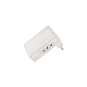 Adaptador Triple Plano 2 P + T 10 A Blanco