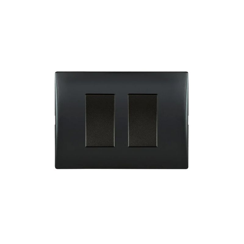 Placa-Armada-Interruptor-Doble-9-15-10A-250-V-Negro-249853_1