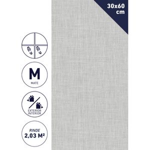 Cerámica Piso 30 x 60 cm 2,03 m2 Linho Light Grey