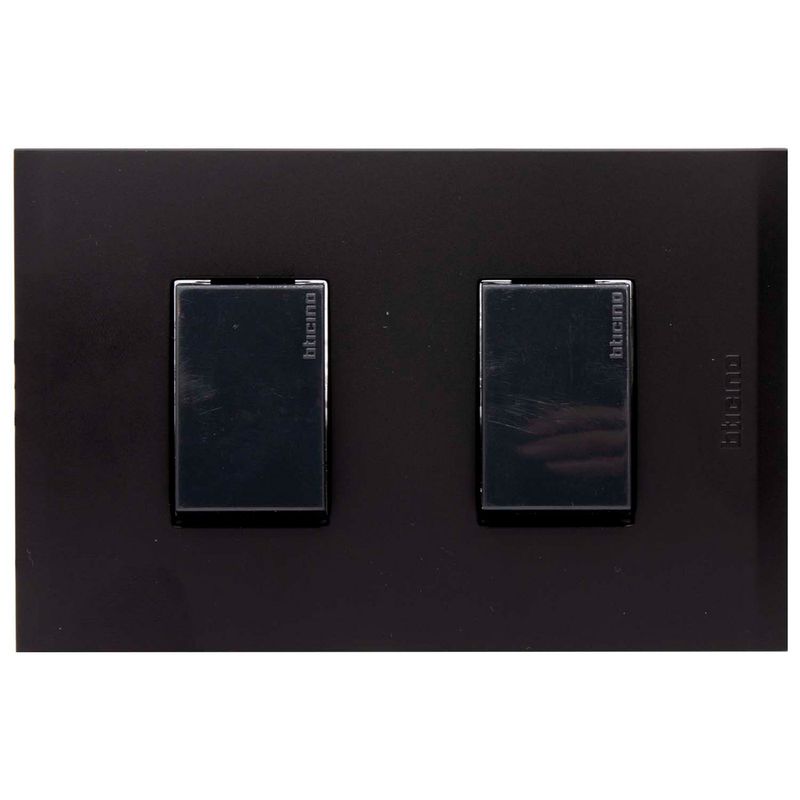 Placa-Armada-Interruptor-9-15-Doble-15A-Nobile-Negro-244594_1