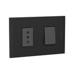 Placa-Armada-Interruptor-Simple-Enchufe-10A-Nobile-Negro-246668_1
