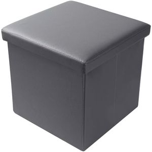 Pouf Plegable Negro