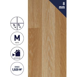 Piso Flotante 8 mm 1,929 m2 Maple Natural