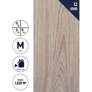 Piso Flotante 12 mm 1,929 m2 Oak Premium