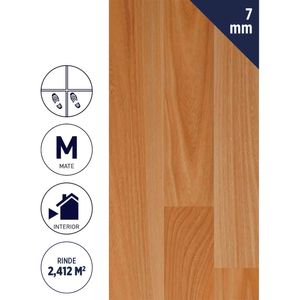 Piso Flotante 7 mm 2,412 m2 Europa Haya
