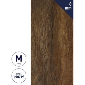 Piso Flotante 8 mm 1,907 m2 Surat Brown