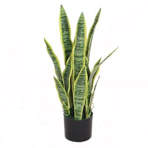 Planta Artificial Sansevieria 21 Hojas 65 cm