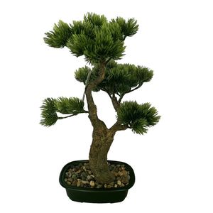 Bonsai Artificial Pino 36 cm Maceta Ovalada