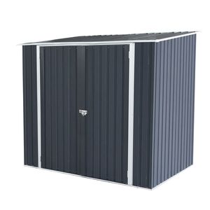 Bodega Jardín 152 x 217 x 194 cm Acero Galvanizado Marengo Blanco