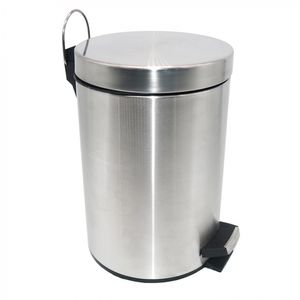 Basurero Pedal 30 L Cromado