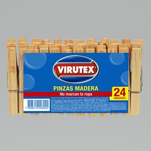 Pinzas Para Ropa Madera 24 un