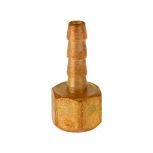 Cachimba Recta Bronce HI 3/8" Con Espiga 1/4"