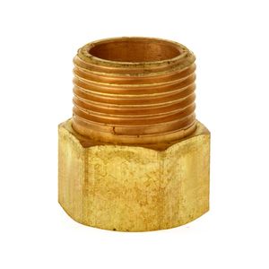 Niple Bronce HE-HI 3/8 x 1/2"