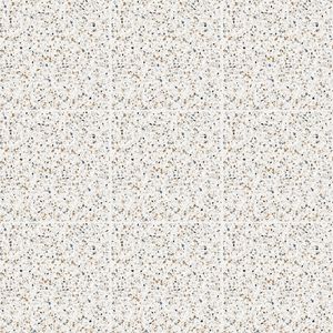 Gres Porcelánico 60 x 60 cm 1,44 M2 Terrazo Blanco Pulido