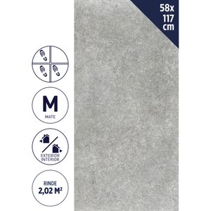Porcelanato 58 x 117 cm 2,02 M2 Urban Concrete Grey