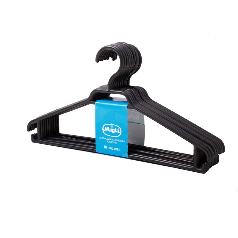 Set-Colgadores-De-Ropa-10-Unidades-Negro-237074_1