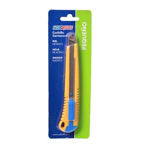 Cuchillo Cartonero Riel Metálico Pequeño