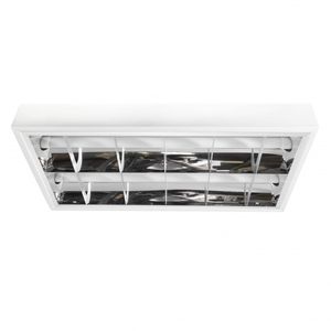 Equipo de Alta Eficiencia Led Sobrepuesto con Tubos 60 cm 9 W 2 Luces