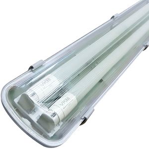 Equipo Estanco Led con Tubo 120 cm 20 W 2 Luces Luz Fría